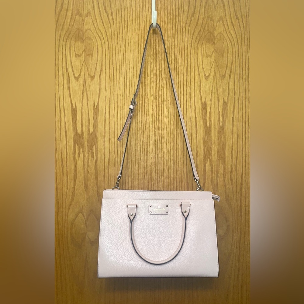 Kate Spade Large BABY PINK Handbag with Shoulder Strap.